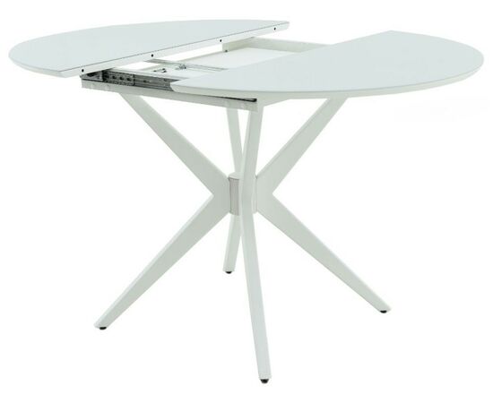 Стол «Оскар» D950 GLASS, стекло белое, изображение 3 | Интернет магазин мебели и декора LifeDekor