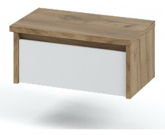 Тумба «Мишель» 1ящ (2шт), Антрацит/Белый жемчуг | Интернет магазин мебели и декора LifeDekor