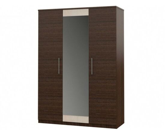 Шкаф «Аврора» 3дв, Венге/Дуб молочный | Интернет магазин мебели и декора LifeDekor