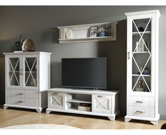 Гостиная «Лорена», Бетон Паин белый | Интернет магазин мебели и декора LifeDekor