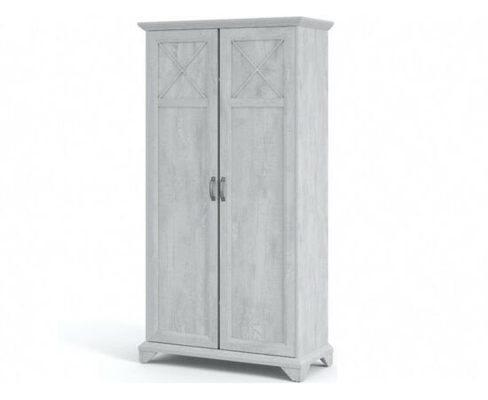 Шкаф «Лорена» 2-х дверный, Бетон Паин белый | Интернет магазин мебели и декора LifeDekor