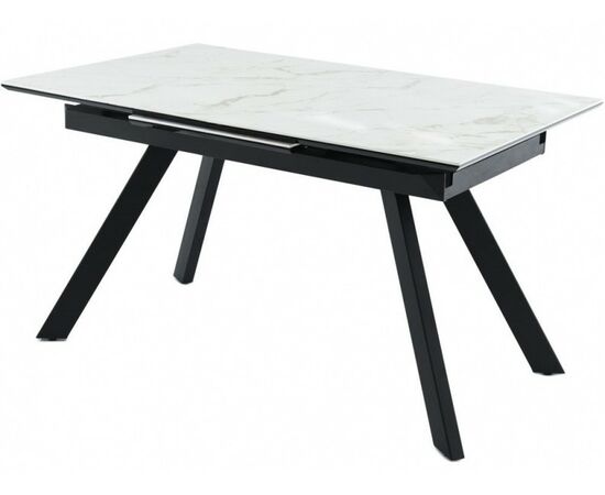 Стол «Como» Calacata vaglioro, каркас черный | Интернет магазин мебели и декора LifeDekor