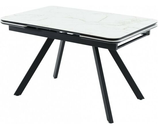 Стол «Леон» Calacata vaglioro, каркас черный | Интернет магазин мебели и декора LifeDekor