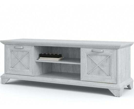 Тумба ТВ «Лорена» 2д, Бетон Паин белый | Интернет магазин мебели и декора LifeDekor