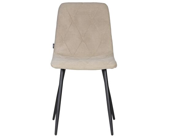 Стул обеденный DOBRIN CHILLY ROMBO, Капучино Simple 05, основание черное, Вариант: Капучино Simple 05, основание черное, изображение 6 | Интернет магазин мебели и декора LifeDekor