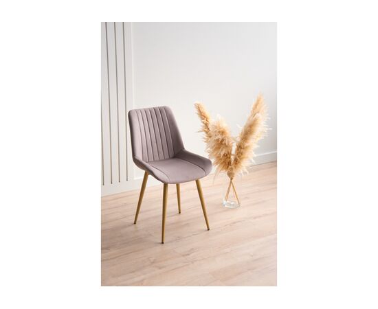 Стул на металлокаркасе Седа 360 латте (zd 290) / золотой np, изображение 2 | Интернет магазин мебели и декора LifeDekor