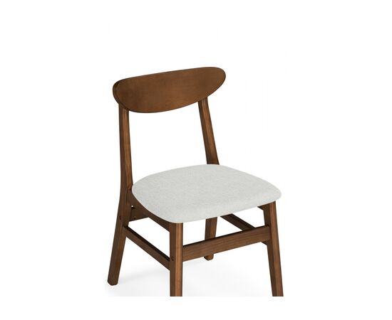 Стул деревянный Okava бежевый / орех, изображение 5 | Интернет магазин мебели и декора LifeDekor