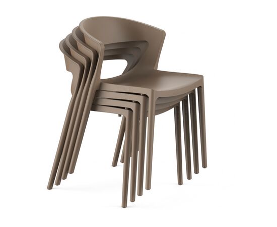 Пластиковый стул Градно капучино, изображение 5 | Интернет магазин мебели и декора LifeDekor