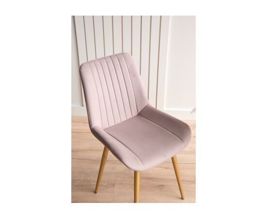 Стул на металлокаркасе Седа 360 латте (zd 290) / золотой np, изображение 8 | Интернет магазин мебели и декора LifeDekor