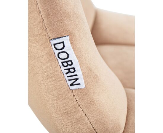 Стул обеденный DOBRIN ALEX, хром ножки, мокко велюр (V108-104),, Вариант: хром ножки, мокко велюр (V108-104),, изображение 7 | Интернет магазин мебели и декора LifeDekor