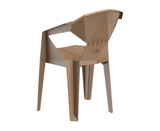 Пластиковый стул Гекса капучино, изображение 3 | Интернет магазин мебели и декора LifeDekor
