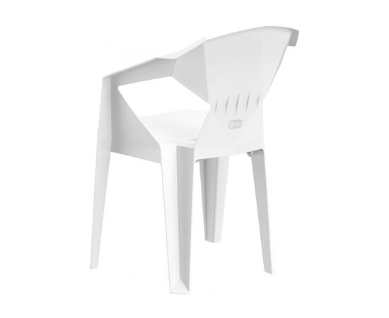 Пластиковый стул Гекса кремовый, изображение 3 | Интернет магазин мебели и декора LifeDekor
