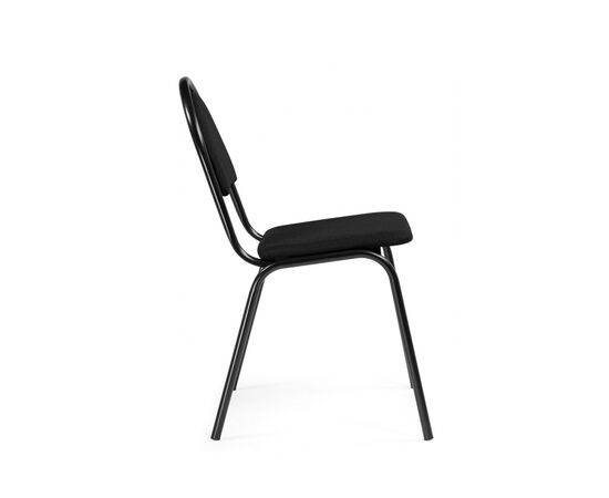 Стул на металлокаркасе Гумер ткань черный / темный мусс, изображение 3 | Интернет магазин мебели и декора LifeDekor