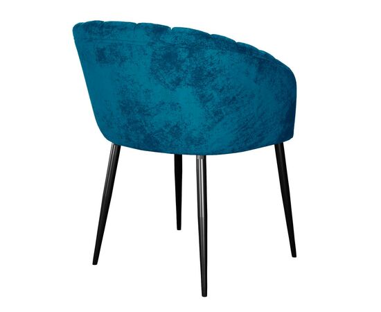 Стул DikLine 441М M19 бирюза, ножки черные, изображение 4 | Интернет магазин мебели и декора LifeDekor