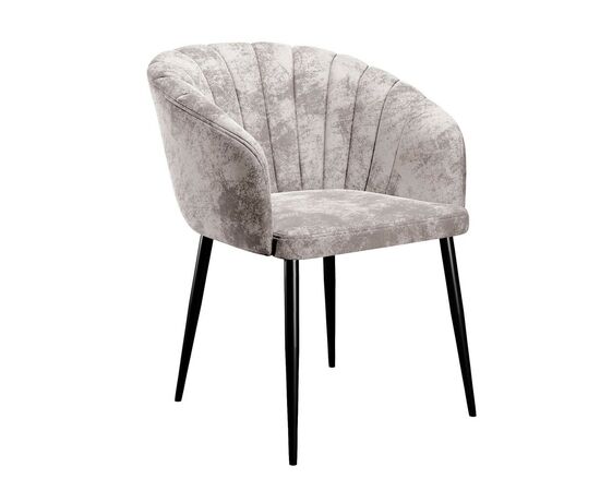 Стул DikLine 441М M02 бежевый, ножки черные | Интернет магазин мебели и декора LifeDekor