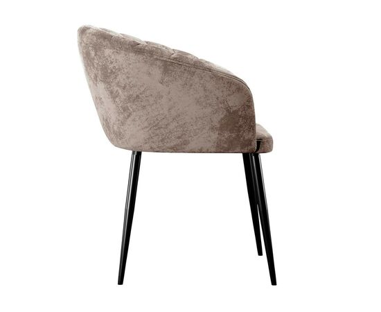 Стул DikLine 441М M05 шоколад, ножки черные, изображение 4 | Интернет магазин мебели и декора LifeDekor