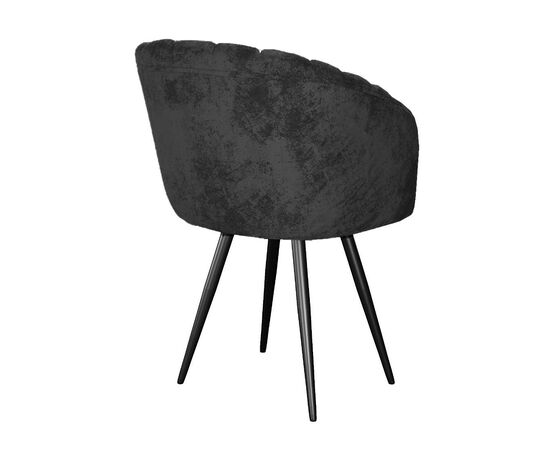 Стул DikLine 442М поворотный, M18 черный, ножки черные, изображение 4 | Интернет магазин мебели и декора LifeDekor