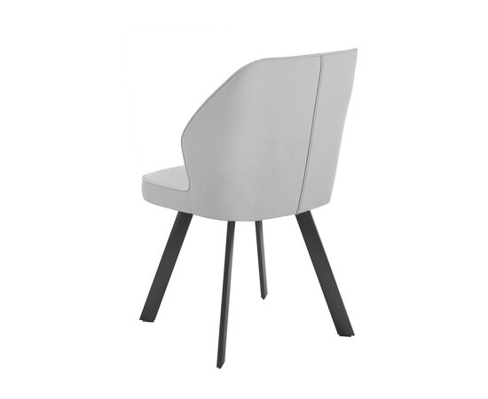 Стул DikLine 232M поворотный B22 GREY, ножки черные, изображение 2 | Интернет магазин мебели и декора LifeDekor