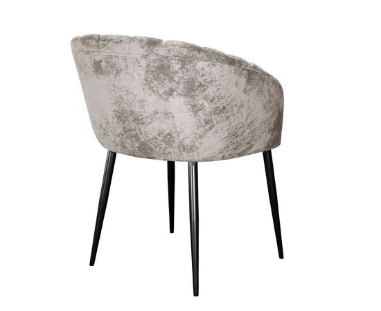 Стул DikLine 441М M02 бежевый, ножки черные, изображение 4 | Интернет магазин мебели и декора LifeDekor