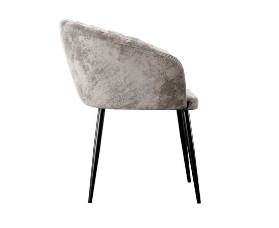 Стул DikLine 441М M02 бежевый, ножки черные, изображение 3 | Интернет магазин мебели и декора LifeDekor