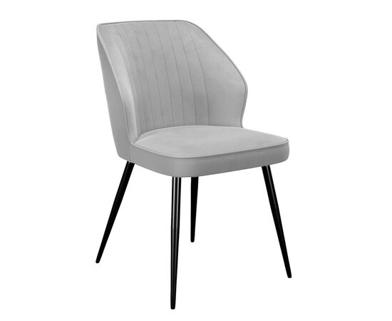 Стул DikLine 222 B22 GREY, ножки черные | Интернет магазин мебели и декора LifeDekor