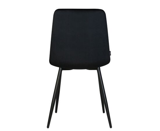 Набор 4 шт Стул обеденный DOBRIN CHILLY, Черный Holland 75, основание черное, Вариант: Черный Holland 75, основание черное, изображение 7 | Интернет магазин мебели и декора LifeDekor