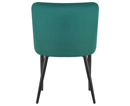 Набор 2 шт Стул обеденный DOBRIN RICHARD, черные матовые ножки, зелёный велюр (V108-64), Вариант: черные матовые ножки, зелёный велюр (V108-64), изображение 6 | Интернет магазин мебели и декора LifeDekor