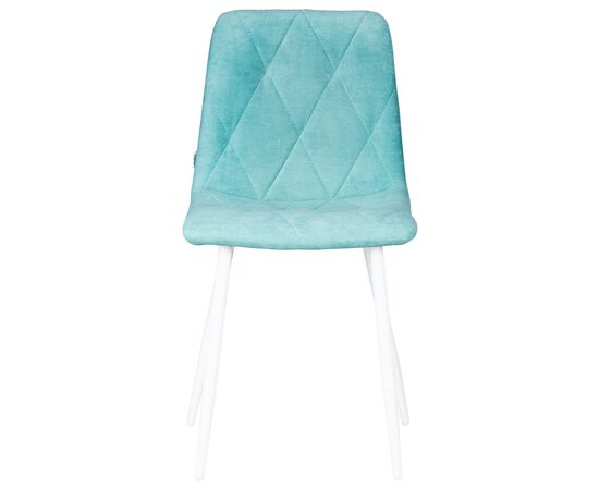 Набор 4 шт Стул обеденный DOBRIN CHILLY ROMBO, Тиффани Simple 51, основание белый, Вариант: Тиффани Simple 51, основание белый, изображение 7 | Интернет магазин мебели и декора LifeDekor