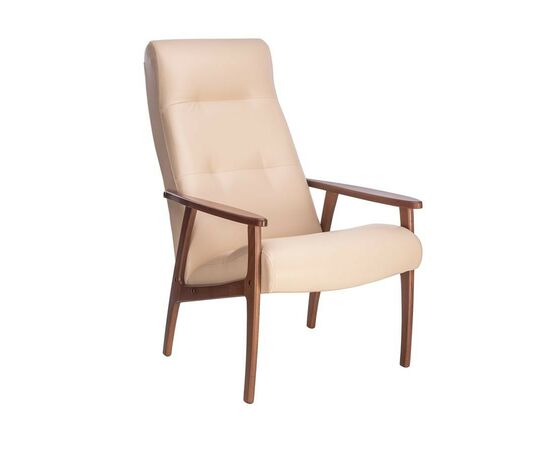 Кресло Remix (Орех, к/з Polaris Beige) | Интернет магазин мебели и декора LifeDekor