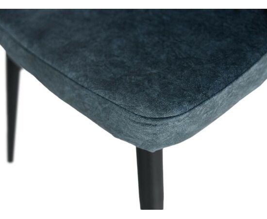 Стул «Белиз», Диджитал Индиго, каркас черный, изображение 5 | Интернет магазин мебели и декора LifeDekor