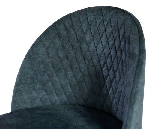 Стул «Белиз», Диджитал Индиго, каркас черный, изображение 6 | Интернет магазин мебели и декора LifeDekor