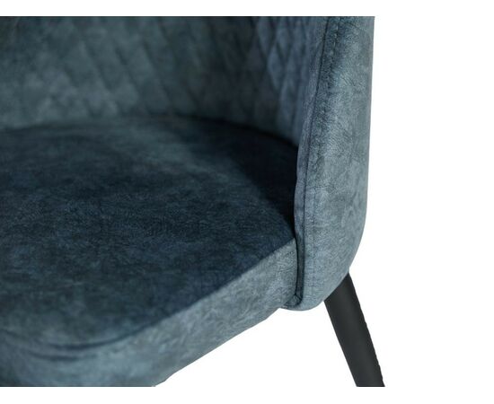 Стул «Белиз», Диджитал Индиго, каркас черный, изображение 7 | Интернет магазин мебели и декора LifeDekor