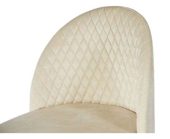 Стул «Белиз», Монолит беж, каркас белый, изображение 6 | Интернет магазин мебели и декора LifeDekor