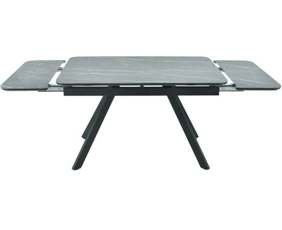 Обеденная группа AROOMA (стол Леон + 4 стула Сильвио Vivaldi 15), черный, изображение 4 | Интернет магазин мебели и декора LifeDekor