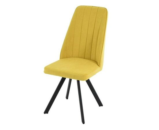 Обеденная группа AROOMA (стол Леон + 4 стула Сильвио Vivaldi 15), черный, изображение 8 | Интернет магазин мебели и декора LifeDekor