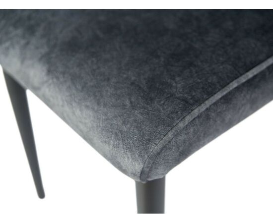 Стул «Дейзи», Диджитал графит, каркас черный, изображение 5 | Интернет магазин мебели и декора LifeDekor