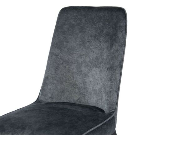 Стул «Дейзи», Диджитал графит, каркас черный, изображение 6 | Интернет магазин мебели и декора LifeDekor