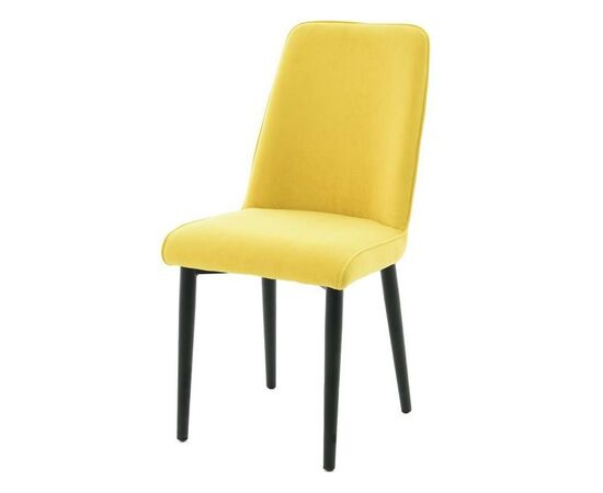 Стул «Дейзи», Вивальди 15, каркас черный, изображение 2 | Интернет магазин мебели и декора LifeDekor