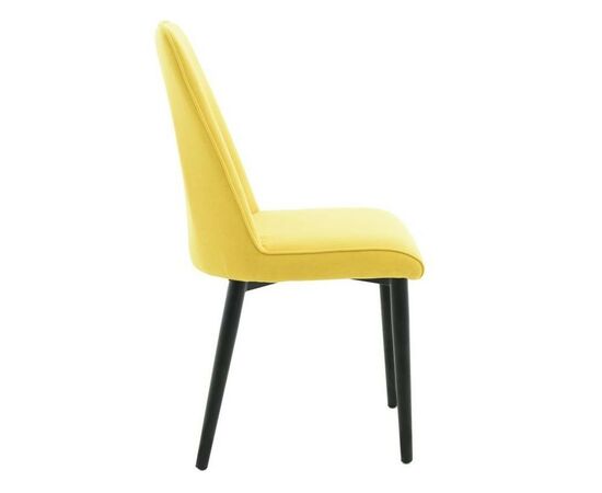 Стул «Дейзи», Вивальди 15, каркас черный, изображение 4 | Интернет магазин мебели и декора LifeDekor