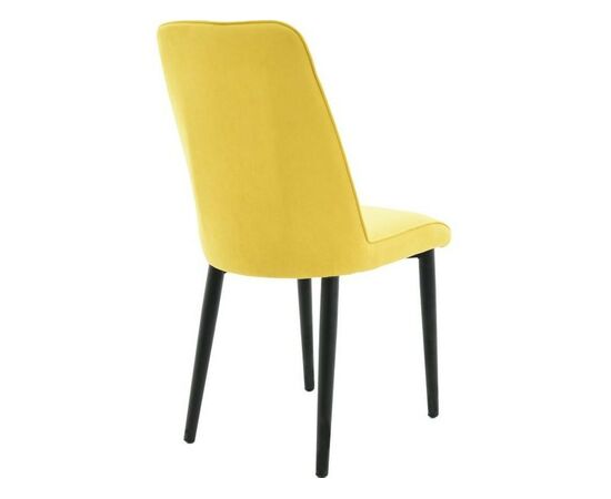 Стул «Дейзи», Вивальди 15, каркас черный, изображение 5 | Интернет магазин мебели и декора LifeDekor