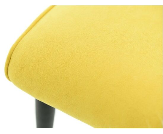 Стул «Дейзи», Вивальди 15, каркас черный, изображение 8 | Интернет магазин мебели и декора LifeDekor