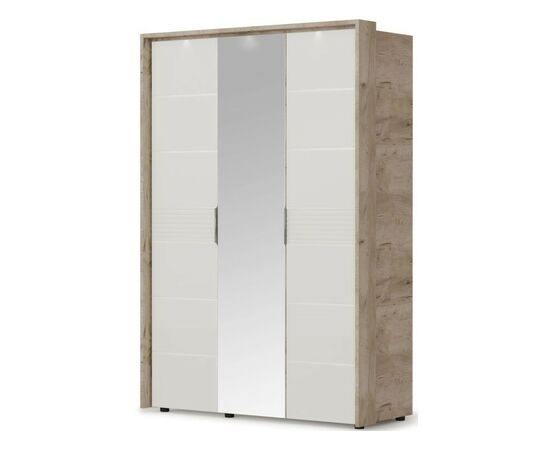 Портал шкафа «Джулия» 3дв, Крафт серый, изображение 4 | Интернет магазин мебели и декора LifeDekor