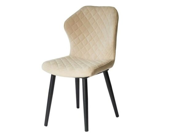 Стул «Вилла», Десерт 03, каркас черный, изображение 2 | Интернет магазин мебели и декора LifeDekor