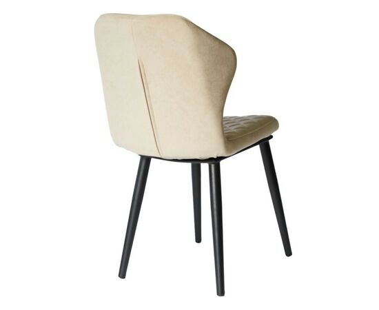 Стул «Вилла», Десерт 03, каркас черный, изображение 3 | Интернет магазин мебели и декора LifeDekor