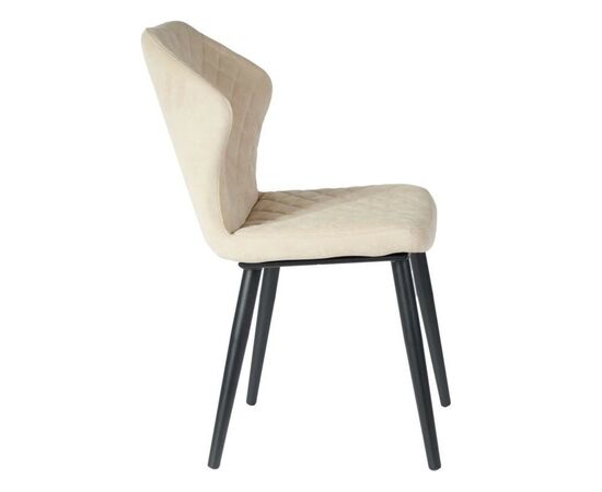 Стул «Вилла», Десерт 03, каркас черный, изображение 4 | Интернет магазин мебели и декора LifeDekor