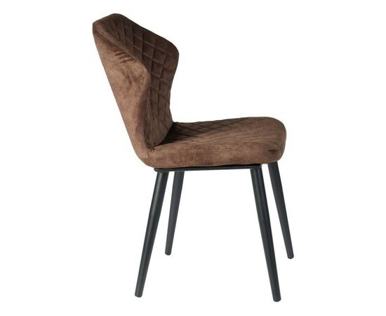 Стул «Вилла», Милано 05, каркас черный, изображение 3 | Интернет магазин мебели и декора LifeDekor