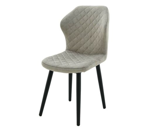 Стул «Вилла», Порто 01, каркас черный, изображение 2 | Интернет магазин мебели и декора LifeDekor