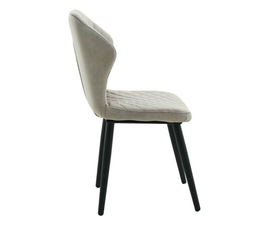 Стул «Вилла», Порто 01, каркас черный, изображение 6 | Интернет магазин мебели и декора LifeDekor