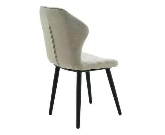 Стул «Вилла», Порто 01, каркас черный, изображение 7 | Интернет магазин мебели и декора LifeDekor