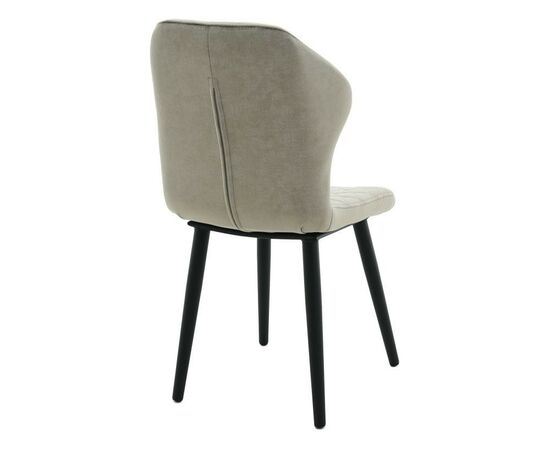 Стул «Вилла», Порто 01, каркас черный, изображение 8 | Интернет магазин мебели и декора LifeDekor